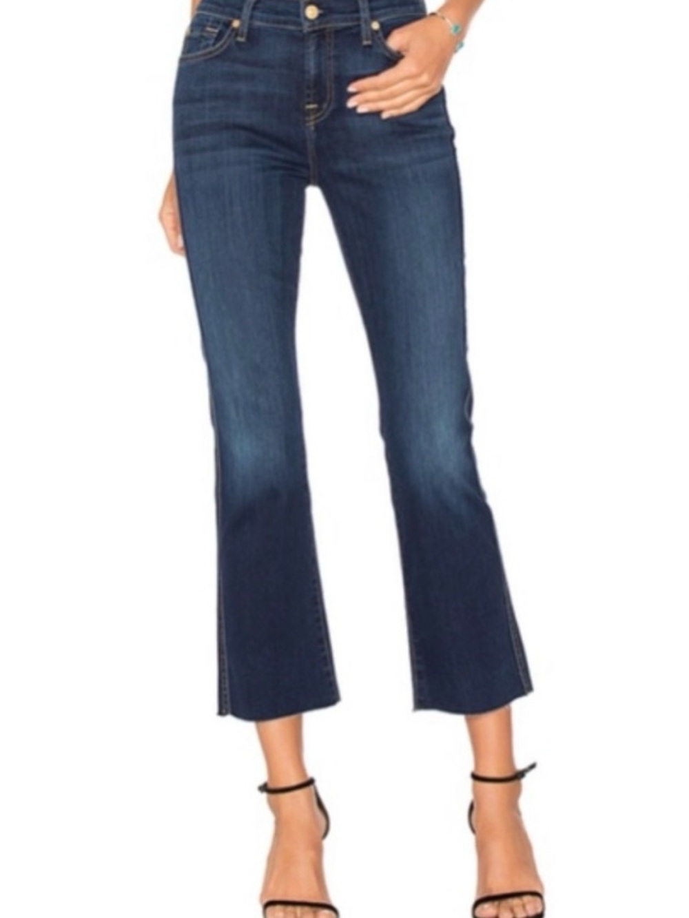 7 For All Mankind B(air) A Pocket Cropped Boot with Frayed Hem 29